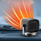 12V 100W / 24V 150W Portable Electric Car Warmer Heating Fan Defogger Defroster Demister