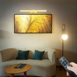 3-Color Temperature Adjustable Angle Battery Operated Picture Light for Wall