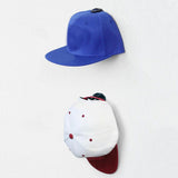 10 PCS Adhesive Hat Hooks for Wall for Baseball Caps Black