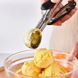 3Pcs Set Cookie Scoop Set Stainless Steel Cookie Dough Scoop Ice Cream Scoop