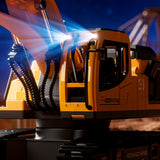 2.4G Remote Control Excavator 3 in 1 RC Digger with 3 Heads Yellow