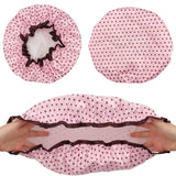 4 PCS Shower Cap Protection Hair Bath Caps for Women