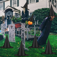 12Pcs Halloween Witch Hats – Wizard Costume Accessories with Nylon Rope