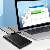 USB 3.1 Portable External Hard Drive Enclosure for SATA SSD HDD