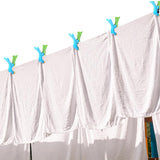 2Pcs Portable Beach Towel Clamp Laundry Quilt Retaining Clip Clothes Pegs Parrot Style