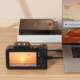 5K Video Camera 80MP Dual Screen 18X Zoom Autofocus Digital