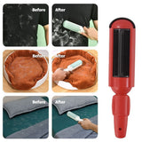 Pet Hair Remover Roller Reusable Pet Fur Remover for Couch Auto Seat Carpet Bedding Clothing Red