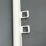 Retractable Dog Gate for Outdoor Stairs Hallways & Doorways – No Drill White
