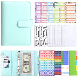 A6 Refillable Binder Notebook Detachable Planner for School Office & Travel Blue