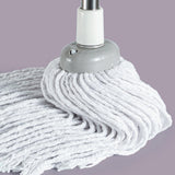 Stainless Steel Cotton Mop Set with Replacement Head for Home Floors