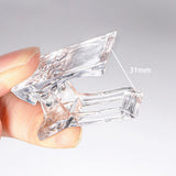 10 PCS Clear Durable Nail Tips Clips for Home and Salons