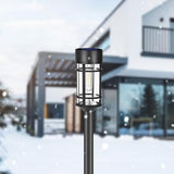 8 Pack Solar Outdoor Garden Pathway LED Night Lamps Waterproof Yard Landscape Lights
