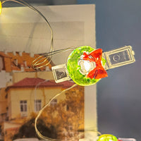 1.1M Christmas Photo Clip Light 10LEDs Fairy String Lights Wall Hanging Pictures Bedroom Wedding Decor Garland Style