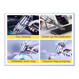 Portable Cordless Handheld Vacuum Cleaner with Multiple Nozzles and Brushes for Car Home Desk Cleaning