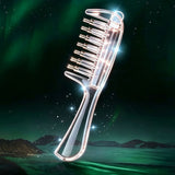 2 PCS 7 Tooth Hair Oil Applicator Combs with Silicone Caps