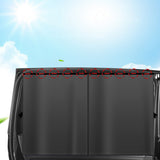 2PCS Car Window Sun Shades Double Layer Magnetic Rear Window Privacy Cover