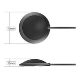 Plug and Play USB Conference Microphone Computer Desktop Mic with LED Indicator