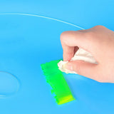 2Pcs Acrylic Paint Palette with Thumb Hole Clear Paint Pallet for Watercolor Acrylic Oil Paint