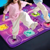 Rechargeable Dance Mat with 5 Modes Music Pad for Living Room Game Room