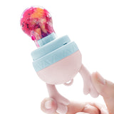 Baby Fresh Fruit Food Feeder Pacifier Set Silicone Feeding Nipple Light Pink