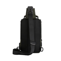 Men's Anti-theft Sling Bag Cross-body Bag Chest Bag Messenger Backpack Black