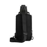 Men's Anti-theft Sling Bag Cross-body Bag Chest Bag Messenger Backpack Black
