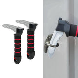 2PCS Car Door Handle for Elderly Car Assist Support Handle With Cutter Red