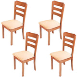 4Pcs Stretch Dining Chair Covers Water Resistant Chair Slipcovers for Dining Room Wedding Banquet Beige