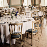 4Pcs Stretch Dining Chair Covers Water Resistant Chair Slipcovers for Dining Room Wedding Banquet Grey