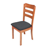 4Pcs Stretch Dining Chair Covers Water Resistant Chair Slipcovers for Dining Room Wedding Banquet Grey