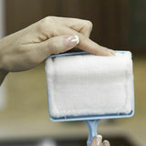 Long Handle Baseboard Cleaner 360 Degrees Swivel Microfibre Brush for Skirting Boards Mouldings Door Frames