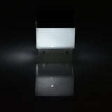 2Pcs Solar Fence Post Lights Outdoor Solar Deck Lights Patio Landscape Lamps White