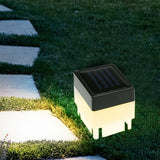 2Pcs Solar Fence Post Lights Outdoor Solar Deck Lights Patio Landscape Lamps Warm