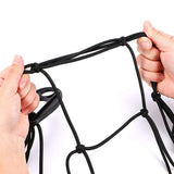 120x90cm Roof Cargo Net Mesh Organizer Truck Bungee Cord Net with  Plastic Hook