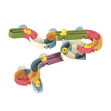 34 Pieces Baby Bath Toys DIY Slide Way Toy Set with Suction Cups