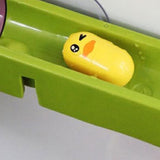 48 Pieces Baby Bath Toys DIY Slide Way Toy Set with Suction Cups