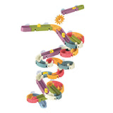 66 Pieces Baby Bath Toys DIY Slide Way Toy Set with Suction Cups