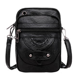 Women's Shoulder Bag Multi-Pocket Crossbody Bag Black