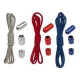 3 Pairs Shoelace Unisex Elastic No Tie Shoe Laces Screw Shoelaces Lazy Shoe Lace Style 2