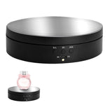 360 Degree Rotatable Electric Turntable Display Stand Black