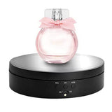 360 Degree Rotatable Electric Turntable Display Stand Black