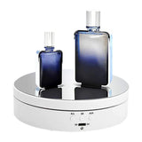 360 Degree Rotatable Electric Turntable Display Stand White