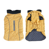 Reflective Winter Pet Dog Coat Puppy Vest Dog Jacket Pets Clothes Yellow