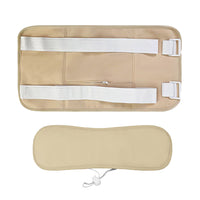 2 Pieces Castor Oil Pack Kit Compress Reusable Castor Oil Wrap for Waist and Neck Khaki