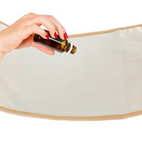 2 Pieces Castor Oil Pack Kit Compress Reusable Castor Oil Wrap for Waist and Neck Khaki
