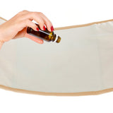 2 Pieces Castor Oil Pack Kit Compress Reusable Castor Oil Wrap for Waist and Neck Khaki