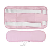 2 Pieces Castor Oil Pack Kit Compress Reusable Castor Oil Wrap for Waist and Neck Pink