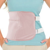 2 Pieces Castor Oil Pack Kit Compress Reusable Castor Oil Wrap for Waist and Neck Pink