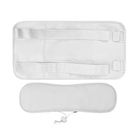 2 Pieces Castor Oil Pack Kit Compress Reusable Castor Oil Wrap for Waist and Neck White