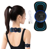Portable Electric Neck Back Massager EMS Cervical Massage Patches